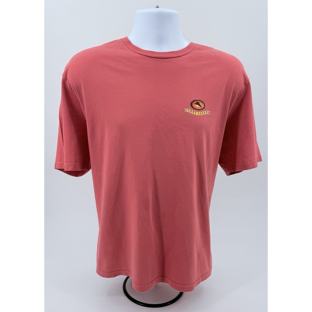Tommy Bahama "Cold School" Beer Tap Graphic T-shirt‎ Tee Nantucket Red Men's XL